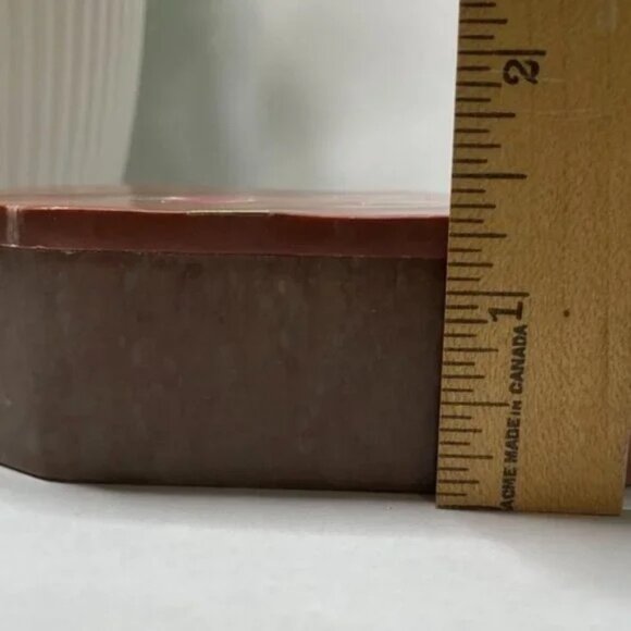 Soap Stone Trinket Box With Flower Inlay Made in India - Picture 11 of 11